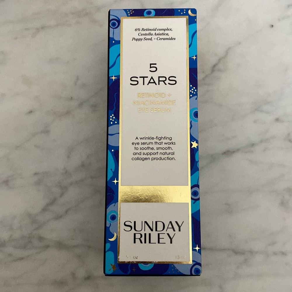 Sunday Riley 5 STARS Retinoid + Niacinamide Eye Serum (Unopened/Brand New)